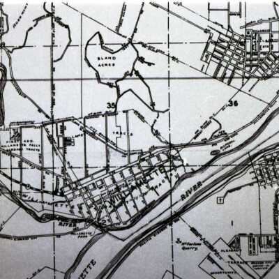 West Linn Willamette 1965 - Map