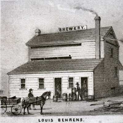 Oregon City 1858 - Louis Behrens Brewery