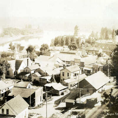Oregon City post-1900 - From Bluff