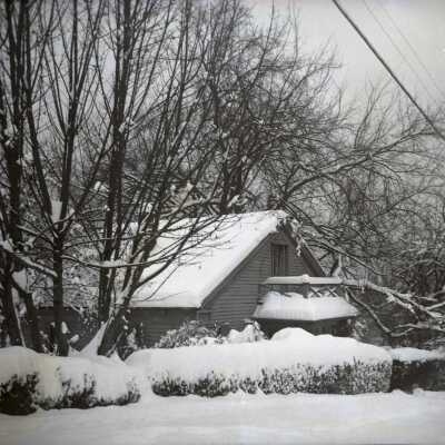 1919 Snowstorm - Oregon City, Oregon - Cochran House