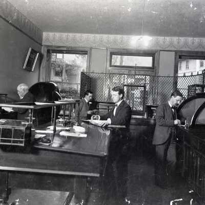 Oregon City 1896 - Bank of Oregon City Interior