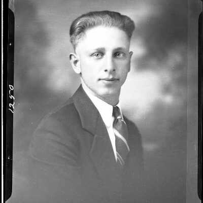 Photograph for Mr. and Mrs. Ray Fisher - November 1929 - Negative