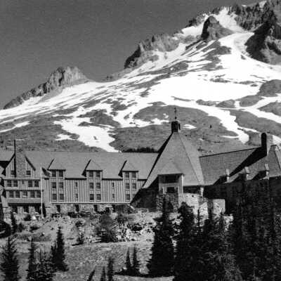 Timberline Lodge, Mt. Hood view.