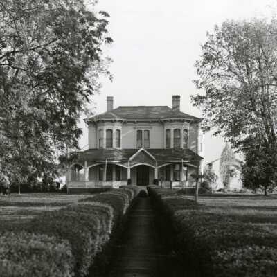 Barlow House prior to 1980s Restoration.: Origformat: Print-Photographic