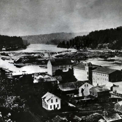 Oregon City 1870s - Before the Paper Mill