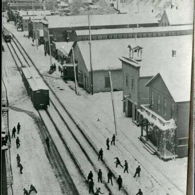 Oregon City Main Street from Woolen Mill Tower.