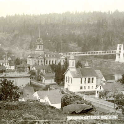 Oregon City-West Linn Bridge 1888