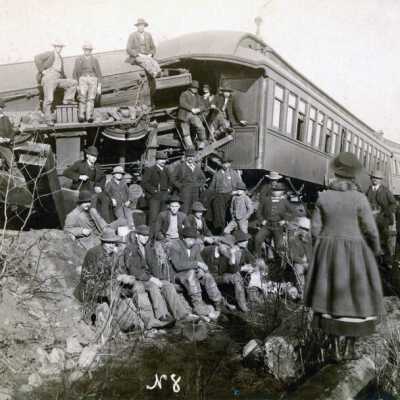 1890 Lake LaBish Train Wreck - Salem Oregon