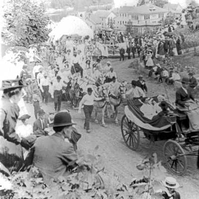 Oregon City 4th of July Parade 1911 - Singer Hill