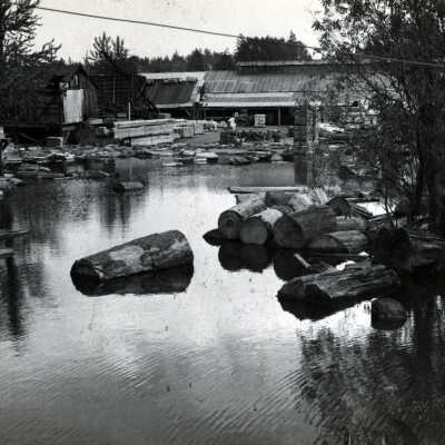 Milwaukie 1964 - Shingle Mill Waterfront