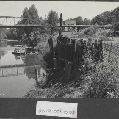 Tugboat on river