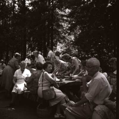 Clackamas County Historical Society Picnic, #1, Toll Gate of Barlow Road
