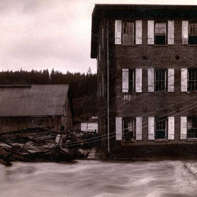 1890 Flood - Oregon City Mill