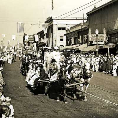 Oregon City Territorial Days Parade 1937 - Main Street