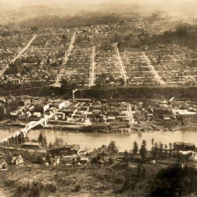 Aerial View #2, O.C./W. Linn, 1922: Origformat: Print-Photographic