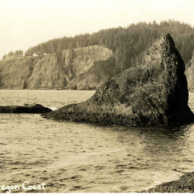 Down by the Cape Meares Light, Oregon Coast.
