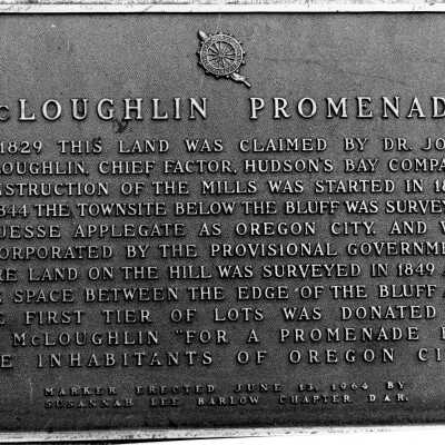 McLoughlin Promenade Marker, 1964. Erected June 13, 1964.