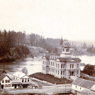 Oregon City Clackamas County Courthouse - 1884