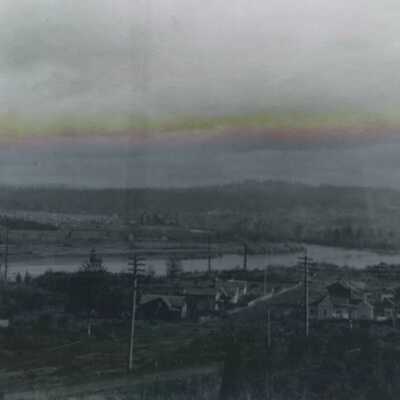 Looking West from Upper Bolton toward Gladstone, West Linn - 1899