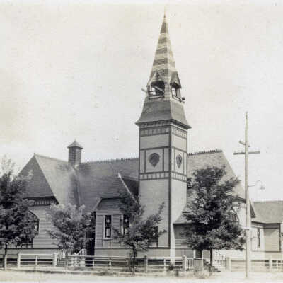 Unknown Church at Unknown Location.: Copyright: None; Origsize: 3" x 5"; Origformat: Print-Photographic