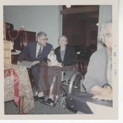 Christmas Party 1966 - Wilmer Gardner and Mertie Stevens