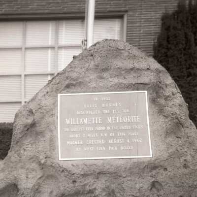 Willamette Meteorite Marker #2.