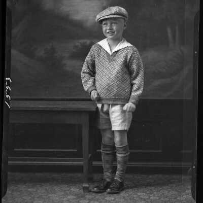 Photograph of a child for Mrs. Carter - March 1930 - Negative