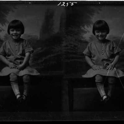 Photograph of a Child for E. T. Blackburn - November 1929 Negative