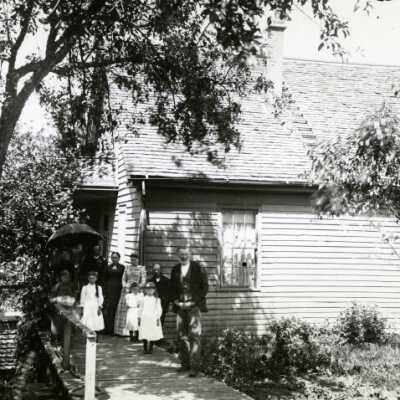 The Broughton Family and House, 1890: Origformat: Print-Photographic