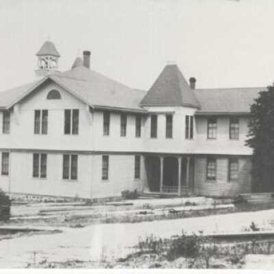 Barclay School 1889 - Rear View - Oregon City, Oregon