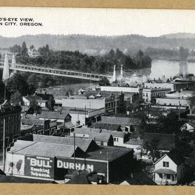 Oregon City 1900 - Bird's-Eye View