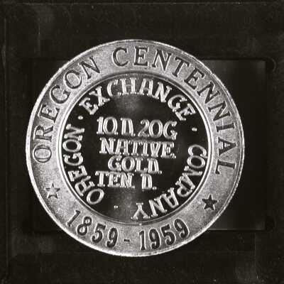 Replica Souvenir of 1849 Oregon City Beaver Coin. 1959