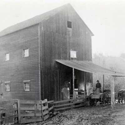 Grist Mill at New Era.: Origsize: 4" x 6"; Origformat: Print-Photographic