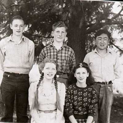 Carver School Students 1945 - 8th Grade - Carver, Oregon