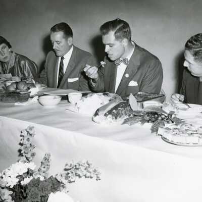 Governor Holmes Banquet in Oregon City.