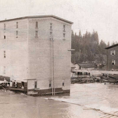 1890 Flood - Oregon City Imperial Flour Mill