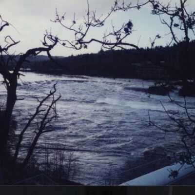 1996 Flood - Oregon City Willamette Falls