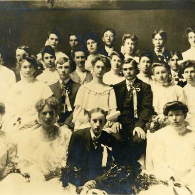 Barclay School Students 1904 - Graduation