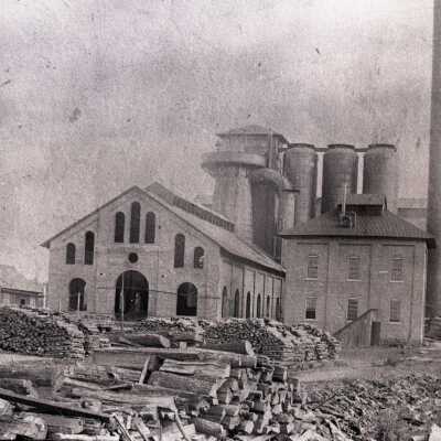 Oswego Iron Works, Exterior, 1890.