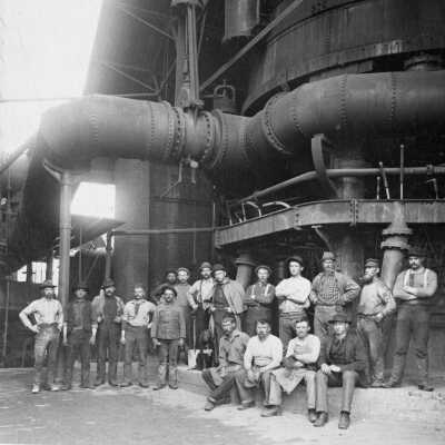 Oswego Iron Works, Interior, 1890.