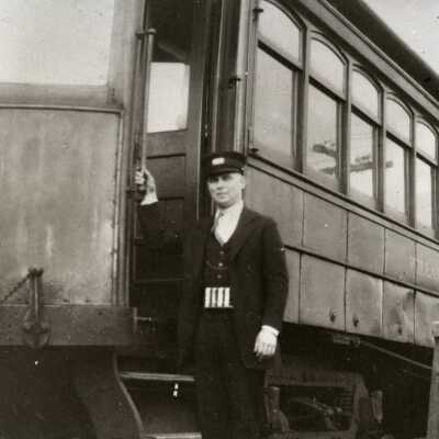 Willamette Railroad, Last Car and Motorman, Ken Karns.