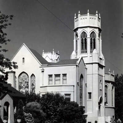 Atkinson Memorial Church. 1935.: Copyright: None; Origsize: 4" x 6"; Origformat: Print-Photographic