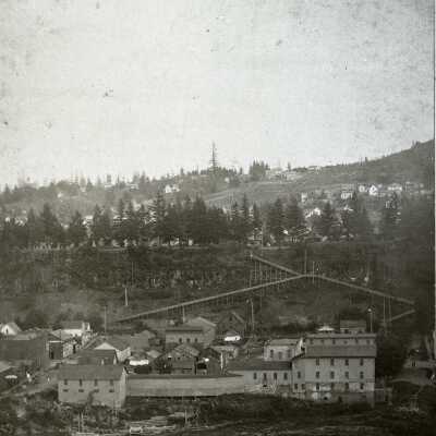 Oregon City 1897 - 3rd to 4th Street from West Linn