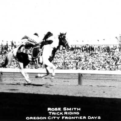 Oregon City Frontier Days - Kelly Field - Rose Smith Trick Rider