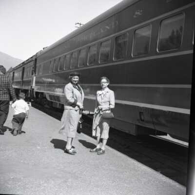 #700 Steam Engine Trip up Columbia Gorge, C, 1956: Origformat: Negative
