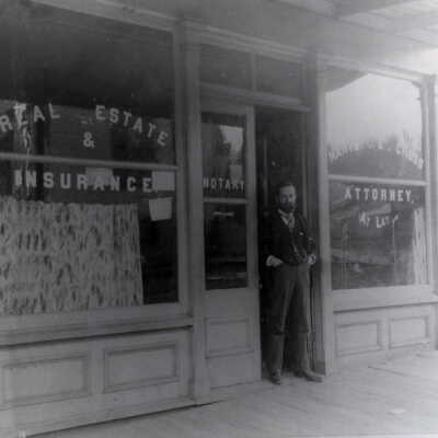 Oregon City - Harvey Cross Law Office and Sladen Real Estate and Insurance - 1896