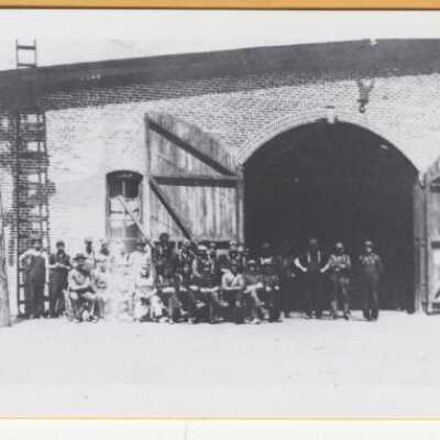 Milwaukie Car Barns - Jackson and Front - 1900