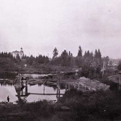 Oswego Dam and 2nd Covered Bridge.
