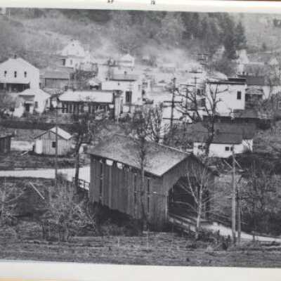 Nowlens Bridge Over Butte Creek in Scotts Mill, Oregon
