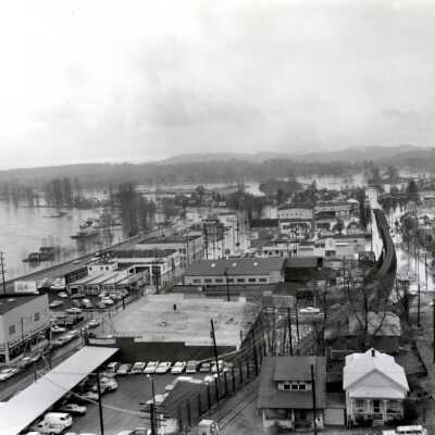 1964 Flood - North End of Oregon City